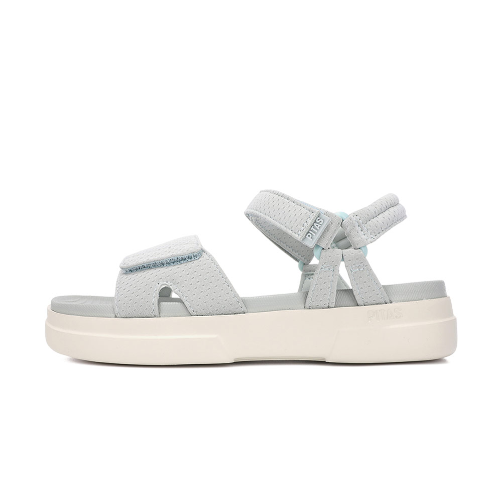 PIC MAPLE 輕量休閒魔鬼氈涼鞋-海霧藍